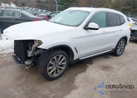 2019 BMW X3 xDrive30I z USA, uszkodzony, nr VIN 5UXTR9C52KLP93753